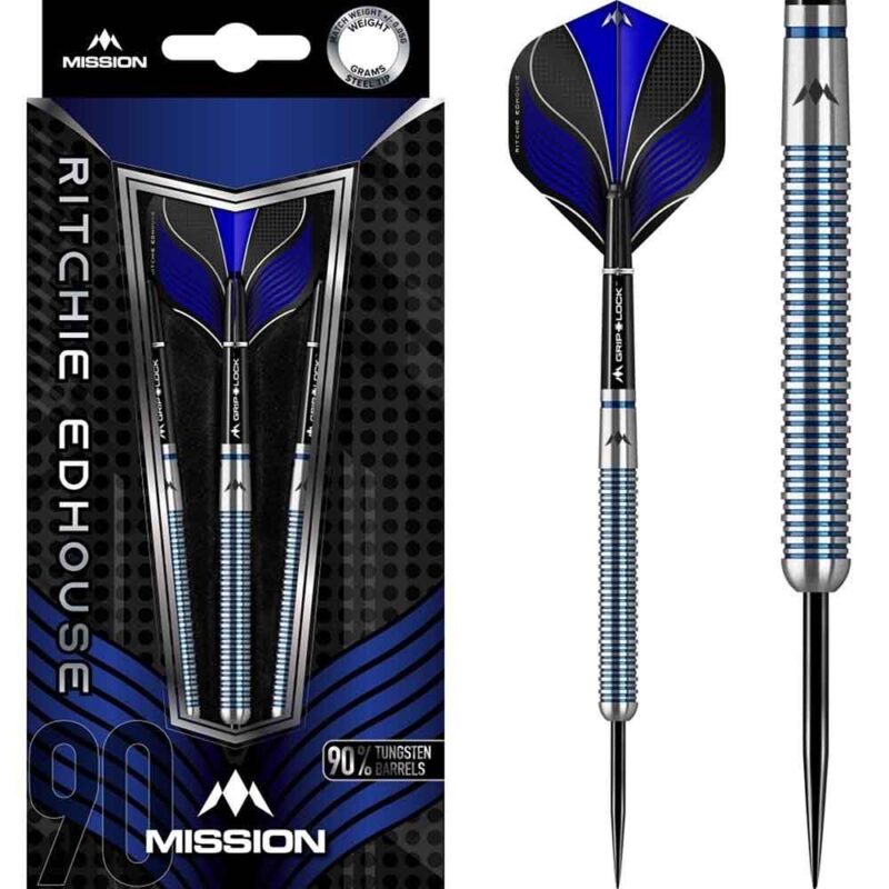 Billaresbalsalobre Dardos Mission Ritchie Edhouse Azul 90% 23g D0854. - Imagen 3
