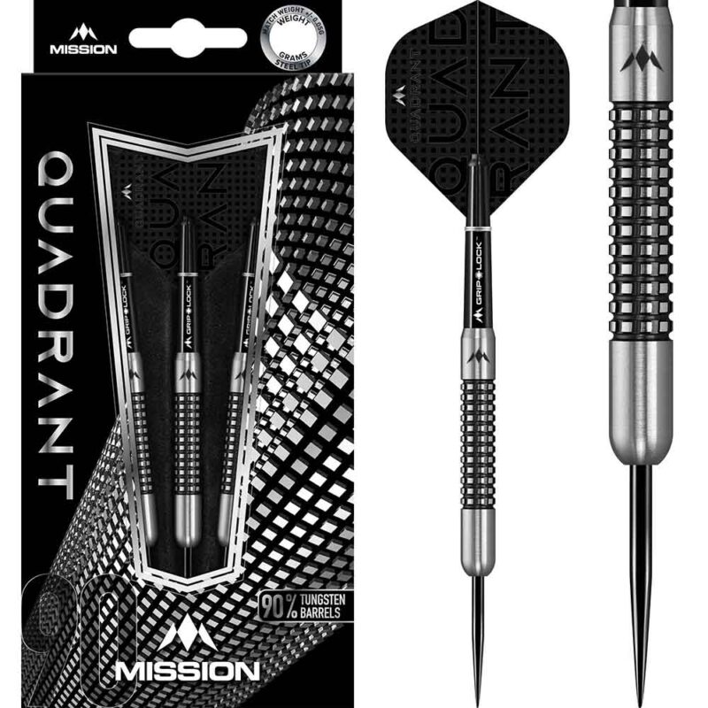Billaresbalsalobre Dardos Mission Quadrant M1 Quad Grip 90% 22gr D1513 - Imagen 3
