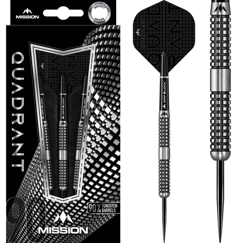 Billaresbalsalobre Dardos Mission Quadrant M4 Quad Grip 90% 25gr D1522 - Imagen 3