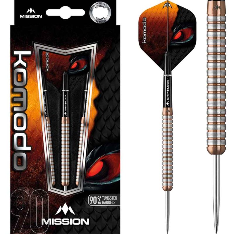 Billaresbalsalobre Dardos Mission Komodo GX M1 Micro Rosa Dorado 90% 22gr D1541 - Imagen 3