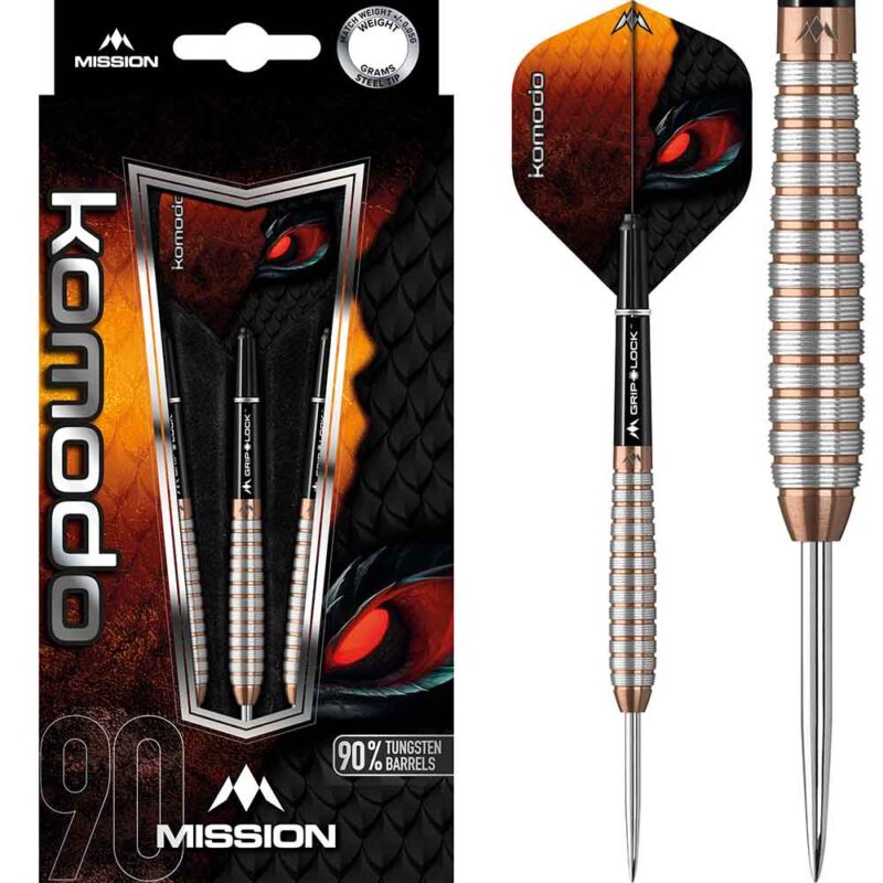 Billaresbalsalobre Dardos Mission Komodo GX M2 Micro Rosa Dorado 90% 25gr D1548 - Imagen 3
