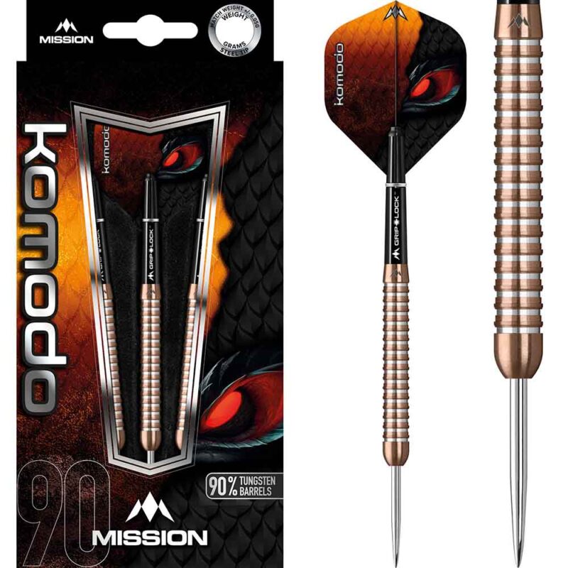 Billaresbalsalobre Dardos Mission Komodo GX M3 Shark Rosa Dorado 90% 25gr D1551 - Imagen 3