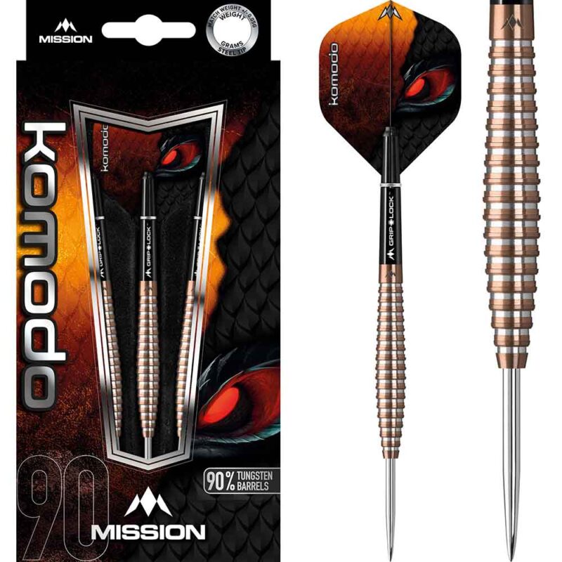 Billaresbalsalobre Dardos Mission Komodo GX M4 Shark Rosa Dorado 90% 22gr D1556 - Imagen 3