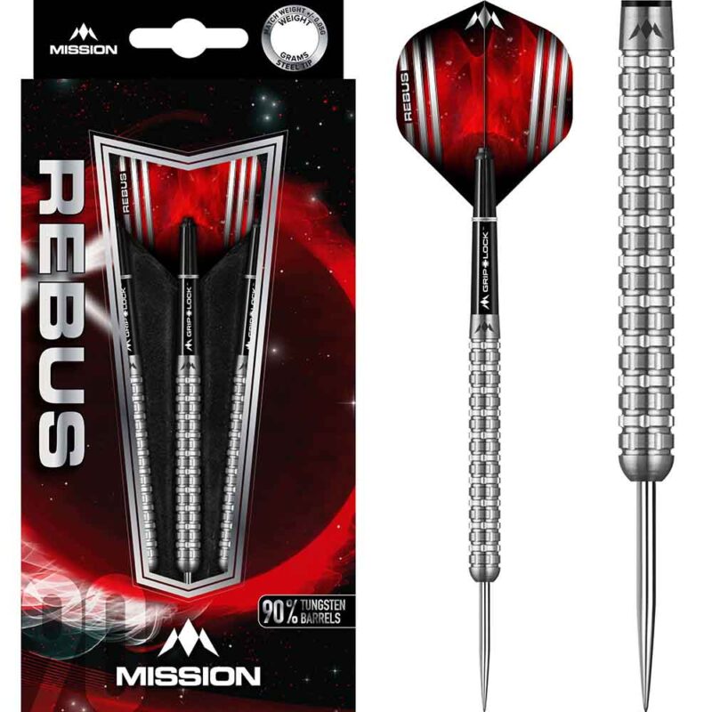 Billaresbalsalobre Dardos Mission Rebus M3 Linear Grip 90% 23gr D5411 - Imagen 3