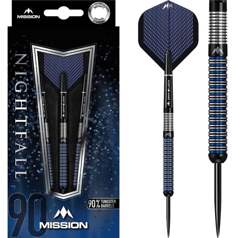 Billaresbalsalobre Dardos Mission Nightfall M1 Straight Ring 90% 25gr D1554 - Imagen 3