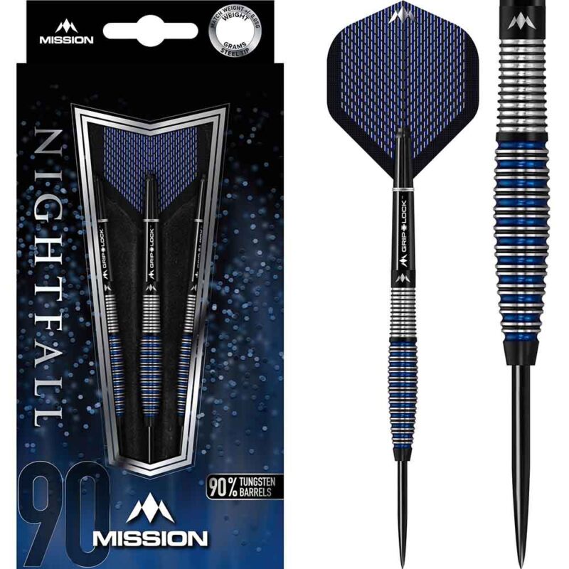 Billaresbalsalobre Dardos Mission Nightfall M4 Curved 90% 22gr D1529 - Imagen 3