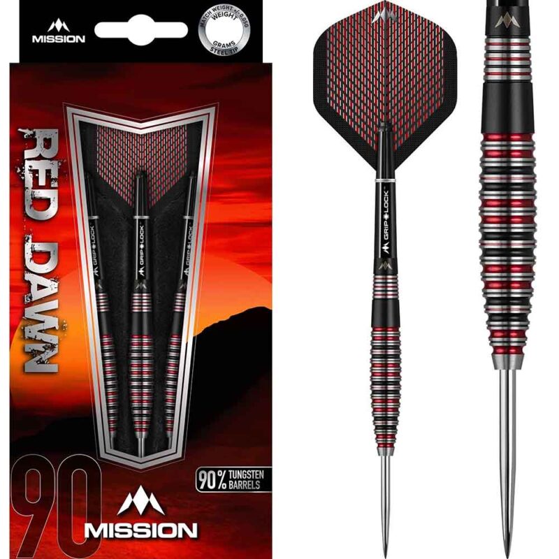 Billaresbalsalobre Dardos Mission Red Dawn M3 Curved 90% 25gr D1538 - Imagen 3