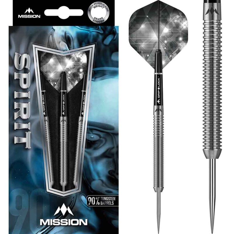 Billaresbalsalobre Dardos Mission Spirit M3 Twin Ring Grip 90% 26g D5389 - Imagen 3