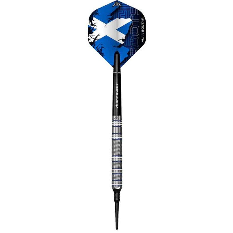 Billaresbalsalobre Dardos Mission Alan Soutar Soots Azul Blanco 90% 22g D0860 - Imagen 2
