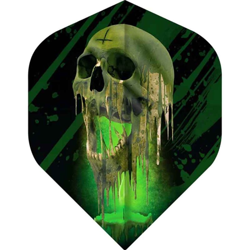 Billaresbalsalobre Plumas Designa Horror Show No2 Std Melting Skull F3404