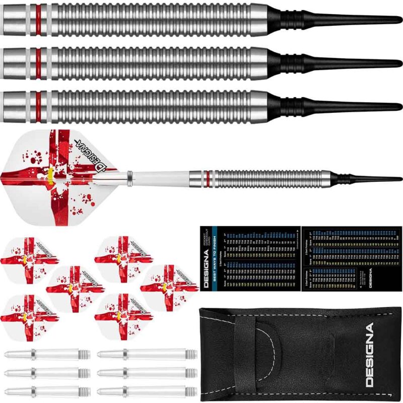 Billaresbalsalobre Dardos Designa Patriot X Darts Irlanda del Norte 90% 20g D9527 - Imagen 2