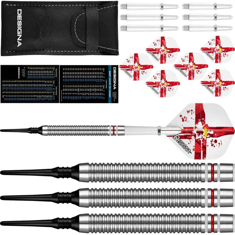 Billaresbalsalobre Dardos Designa Patriot X Darts Irlanda del Norte 90% 20g D9527 - Imagen 3