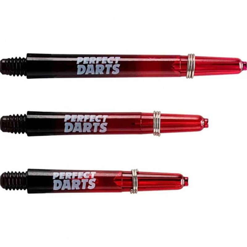 Billaresbalsalobre Cañas Perfectdarts Dos Tonos Negro Rojo Intermedia S1199 - Imagen 2
