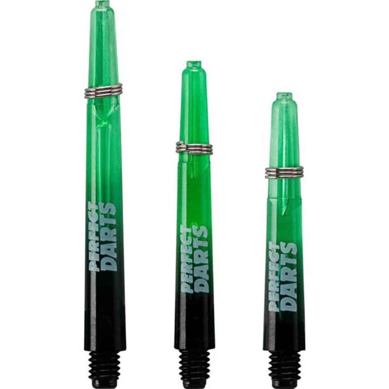 Billaresbalsalobre Cañas Perfectdarts Dos Tonos Negro Verde Intermedia S1202