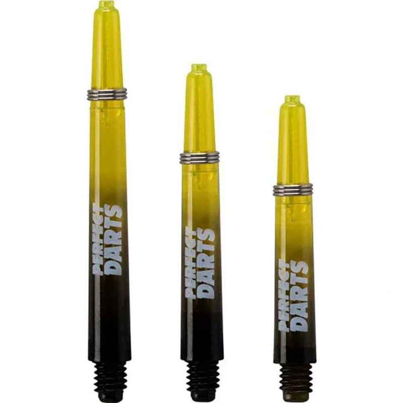 Billaresbalsalobre Cañas Perfectdarts Dos Tonos Negro Amarillo Larga S1212