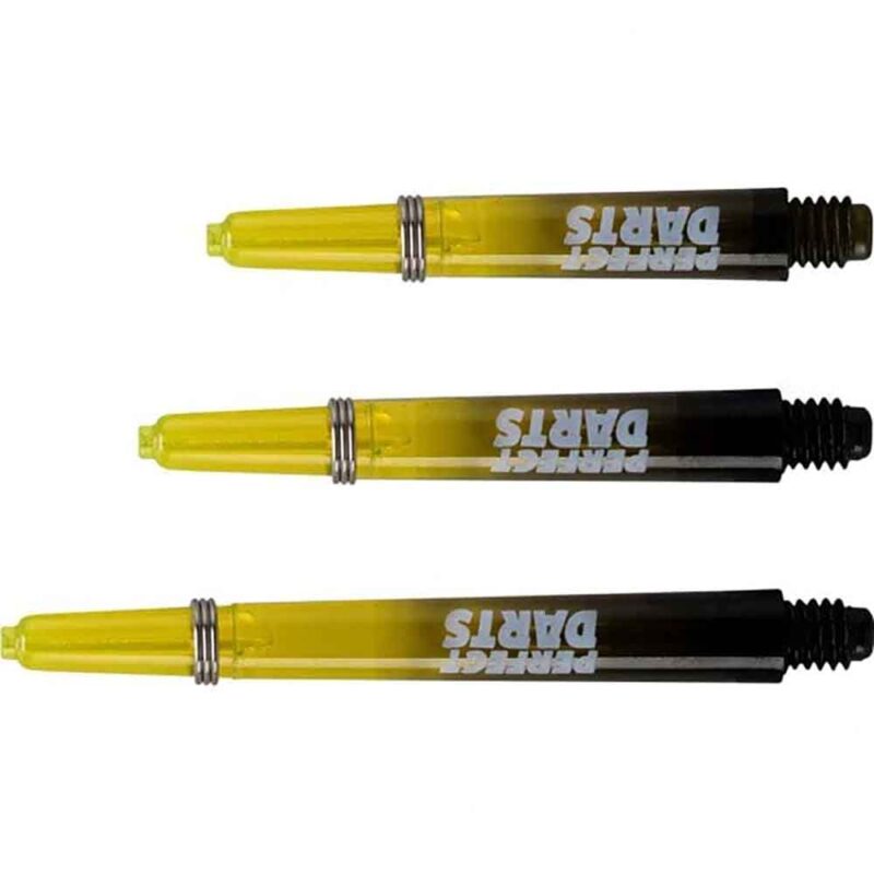 Billaresbalsalobre Cañas Perfectdarts Dos Tonos Negro Amarilla Corta S1210 - Imagen 2