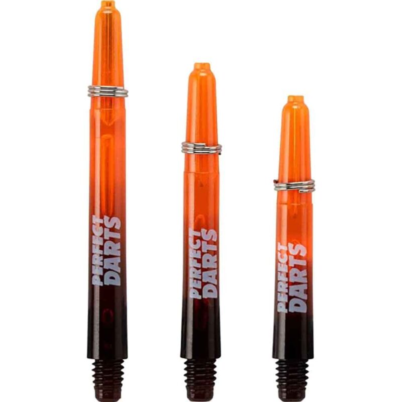 Billaresbalsalobre Cañas Perfectdarts Dos Tonos Negro Naranja Corta S1204