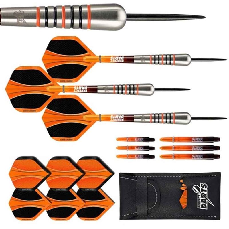 Billaresbalsalobre Dardos Perfect Darts Solarfox 2 Bomb Negro Naranja 90% 24g D3548 - Imagen 3
