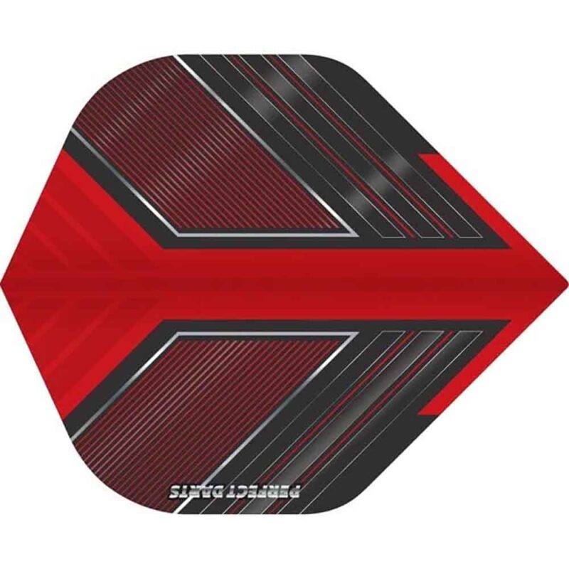 Billaresbalsalobre Plumas Perfect Darts Space Raider No2 Std Negra Roja F3246 - Imagen 2