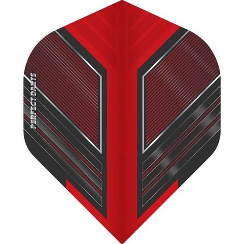 Billaresbalsalobre Plumas Perfect Darts Space Raider No2 Std Negra Roja F3246