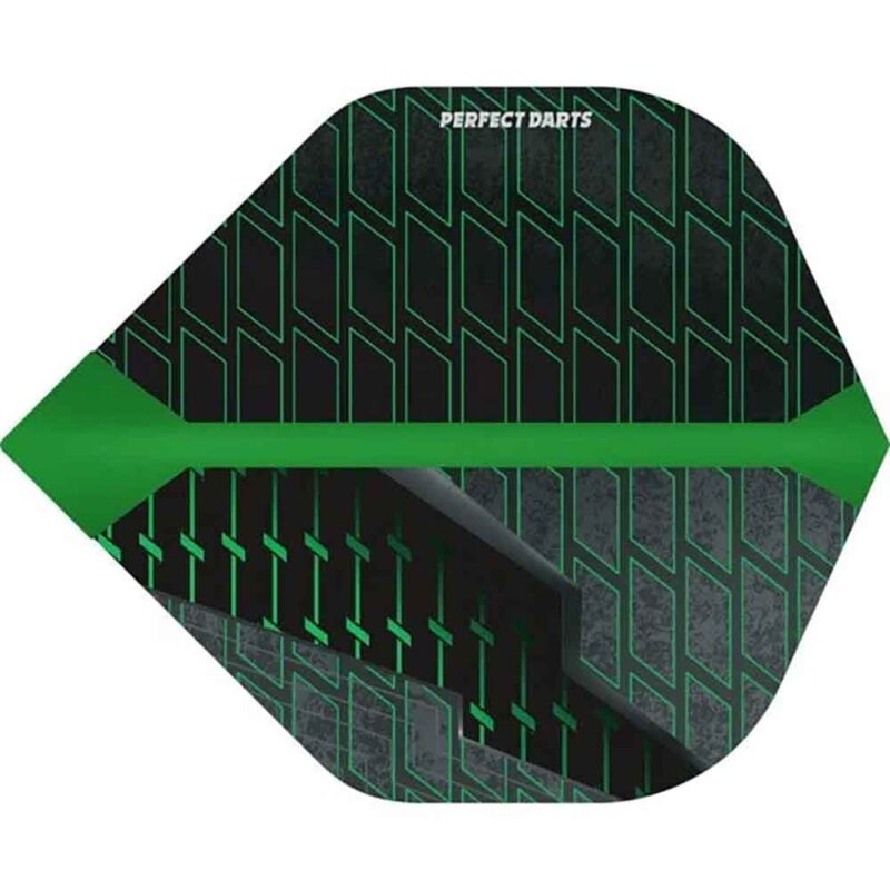Billaresbalsalobre Plumas Perfect Darts Black Grenade No2 Std Negro Verde F3251 - Imagen 3