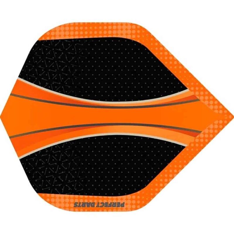 Billaresbalsalobre Plumas Perfect Darts Solarfox No2 Std Negro Naranja F3249 - Imagen 2