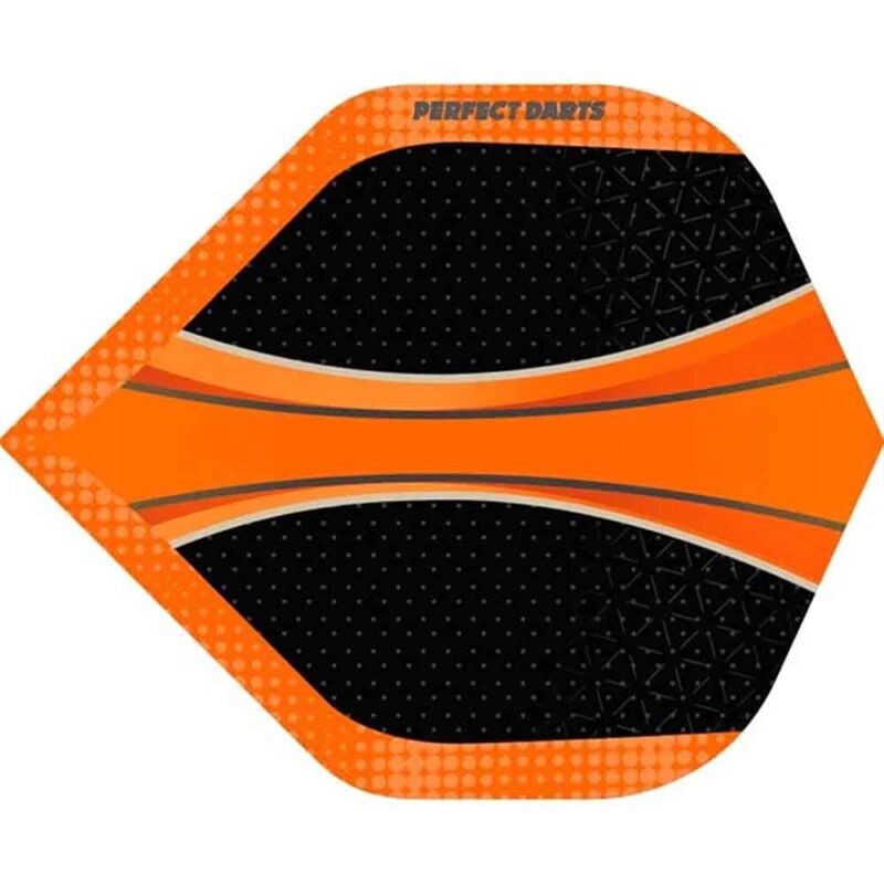 Billaresbalsalobre Plumas Perfect Darts Solarfox No2 Std Negro Naranja F3249 - Imagen 3