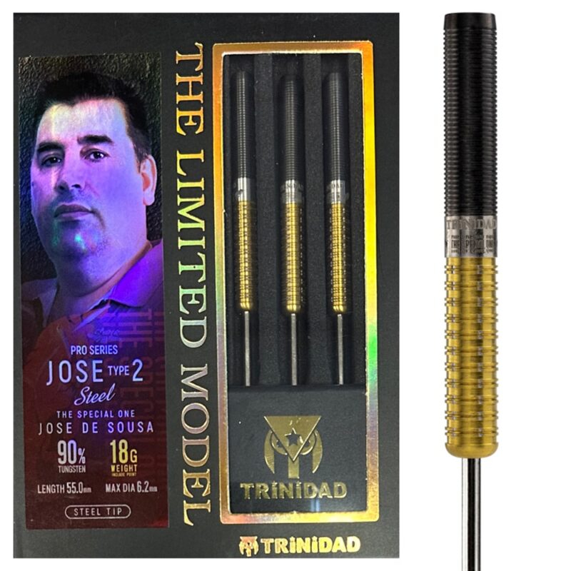 Billaresbalsalobre Dardos Trinidad Darts Jose Type 2 Gold Limited Edition Steel 18gr 90% - Imagen 3