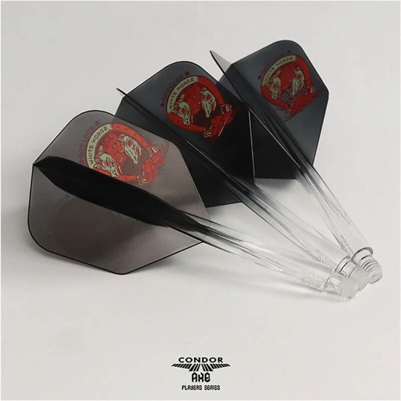 Billaresbalsalobre Plumas Condor Axe Shape Yuki Yamada Get Luck Transparente Negro M 27.5mm 3 Uds. - Imagen 4
