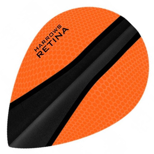 Billaresbalsalobre Plumas Harrows Retina Pear Naranja Negro H5507-6