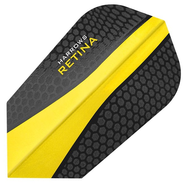Billaresbalsalobre Plumas Harrows Retina Slim Negra Amarilla Two H5506-3