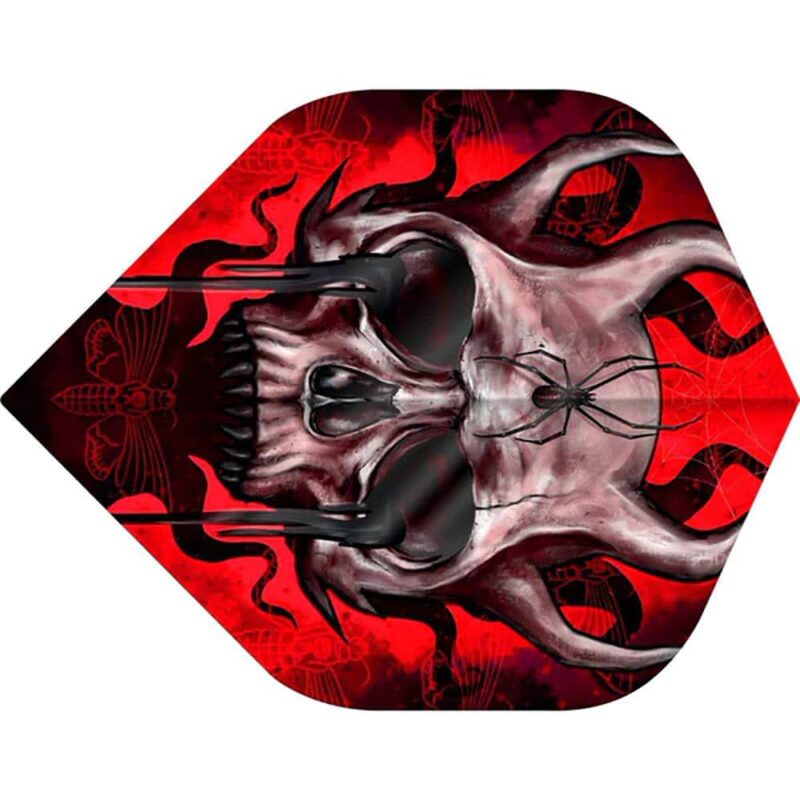 Billaresbalsalobre Plumas Designa Horror Show No2 Std Horned Skull F3409 - Imagen 2