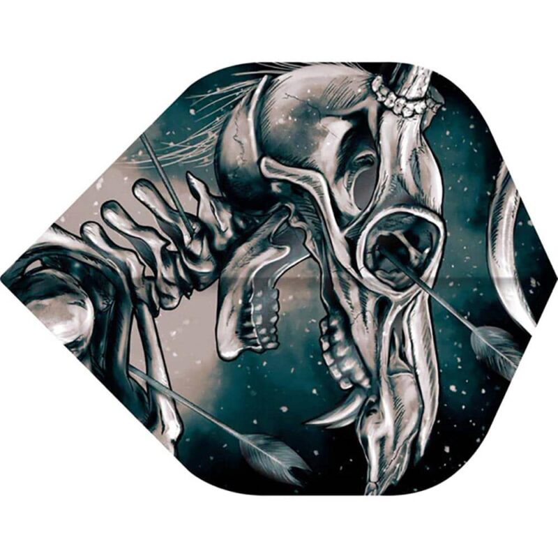 Billaresbalsalobre Plumas Designa Horror Show No2 Std Deer Skull F3407 - Imagen 2