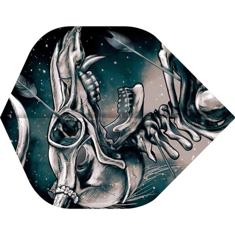 Billaresbalsalobre Plumas Designa Horror Show No2 Std Deer Skull F3407 - Imagen 3