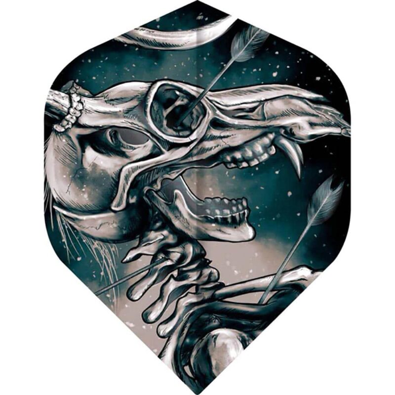 Billaresbalsalobre Plumas Designa Horror Show No2 Std Deer Skull F3407