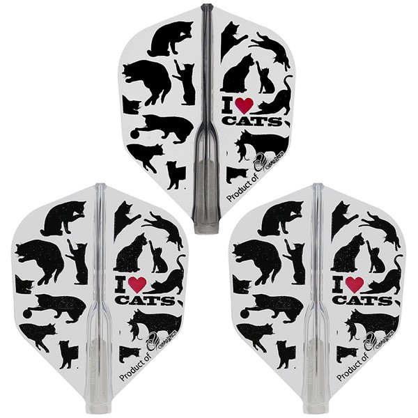 Billaresbalsalobre Plumas Fit Flight Air I Love Cats Shape 9650