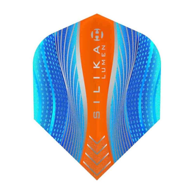 Billaresbalsalobre Plumas Harrows Darts Silika Lumen n6 Shape 5119 Cyan Orange 5126