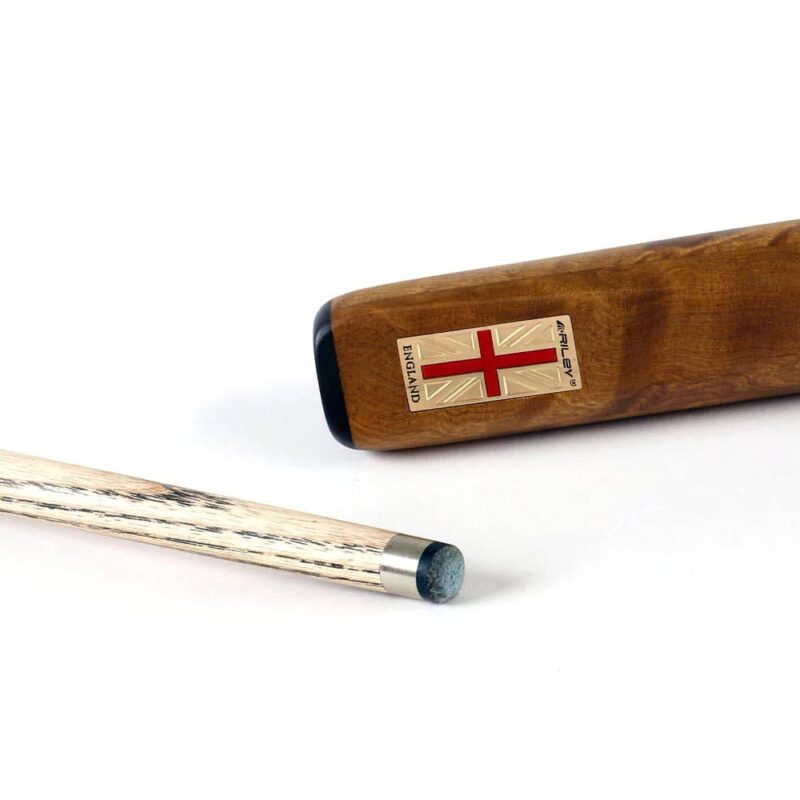 Billaresbalsalobre Taco de Snooker Riley 3 piezas 3/4 Madera exótica negra/marrón 145cm 9.5mm 17-19oz RES-9UK - Imagen 5