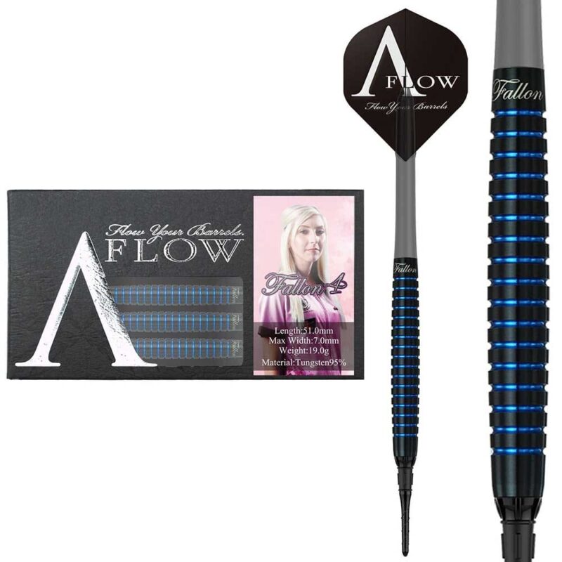 Billaresbalsalobre Dardos Dynasty Darts A-Flow Black Line Fallon Type X 4 MG 95% 19gr - Imagen 2