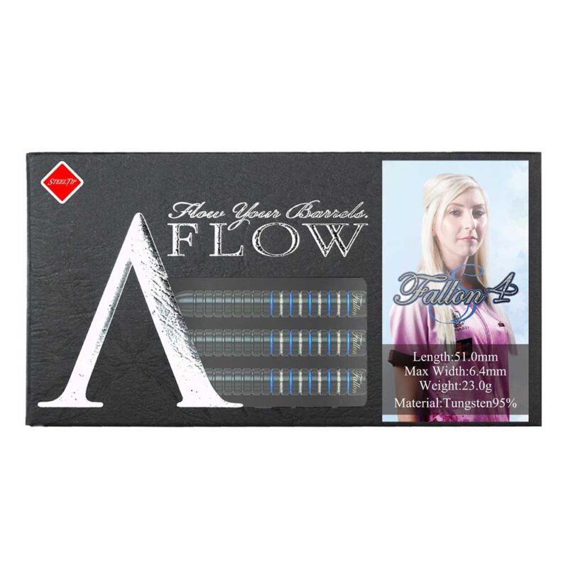Billaresbalsalobre Dardos Dynasty Darts A-Flow Black Line Type X Fallon 4s 95% 23gr - Imagen 3