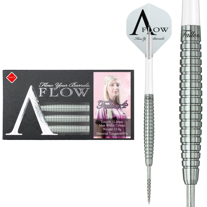 Billaresbalsalobre Dardos Dynasty Darts A-Flow Black Line Fallon Plain 4 MG 95% 19gr - Imagen 2