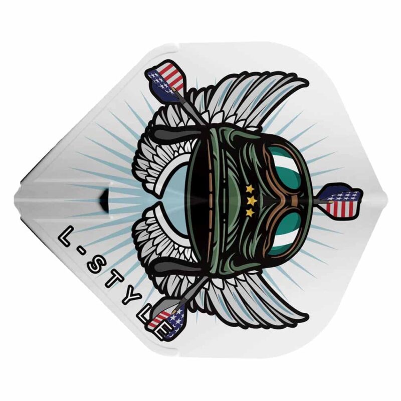 Billaresbalsalobre Plumas Champagne Flights L-Style L1EZ Standard Leonard Gates v3 White - Imagen 2