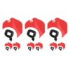 Billaresbalsalobre Plumas Target Chicane Pro.Ultra Red Flights (3 Sets) No.2 Standard 337210