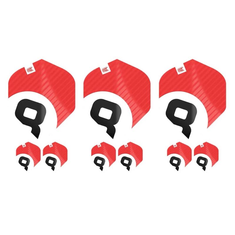 Billaresbalsalobre Plumas Target Chicane Pro.Ultra Red Flights (3 Sets) No.2 Standard 337210