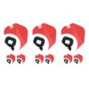 Billaresbalsalobre Plumas Target Chicane Pro.Ultra Red Flights (3 Sets) No.6 Shape 337211