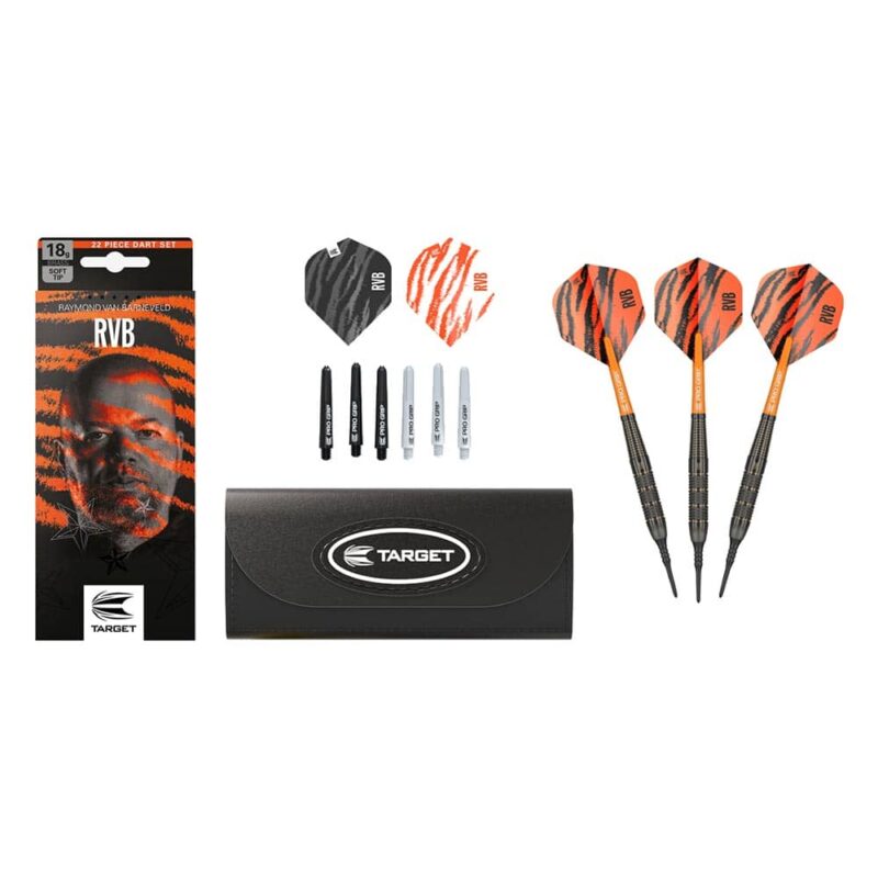 Billaresbalsalobre Dardos Target Raymond Van Barneveld RVB Brass 18gr 170015 - Imagen 3