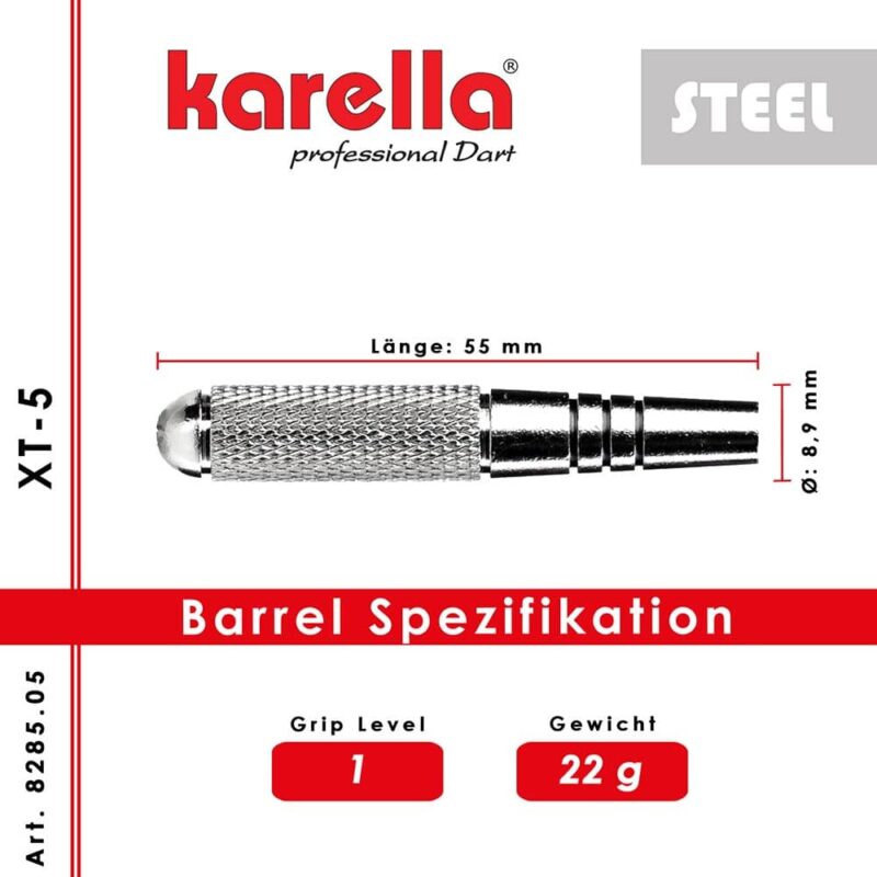 Billaresbalsalobre Dardos Karella XT 5 Serie Laton 22g 8285.05 - Imagen 5