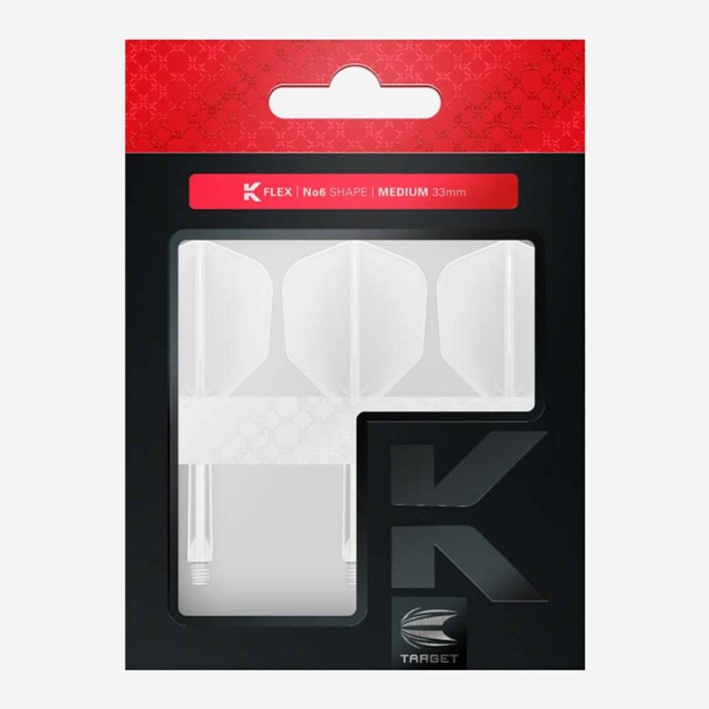 Billaresbalsalobre Plumas Target K-Flex No.6 Shape White Inter 410004 - Imagen 3
