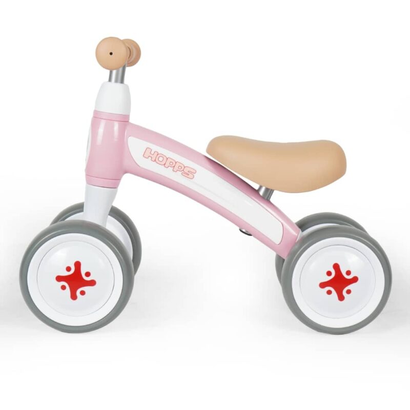 Billaresbalsalobre Correpasillos Qplay Hopps 4 Ruedas 50x23x40 cm Rosa 5776 - Imagen 2