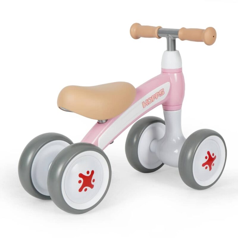 Billaresbalsalobre Correpasillos Qplay Hopps 4 Ruedas 50x23x40 cm Rosa 5776 - Imagen 3